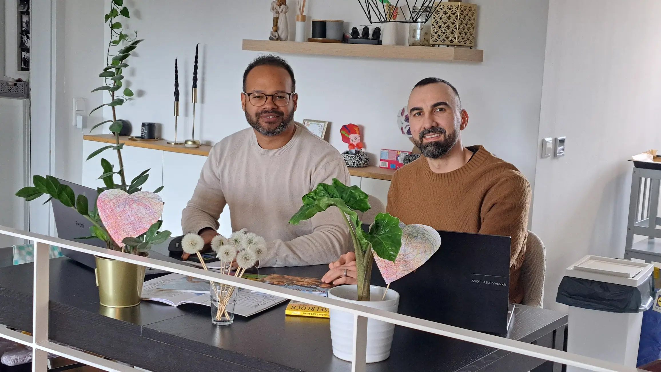 Die Gründer von Kreativbuch. Zwei Papas mit einer Vision